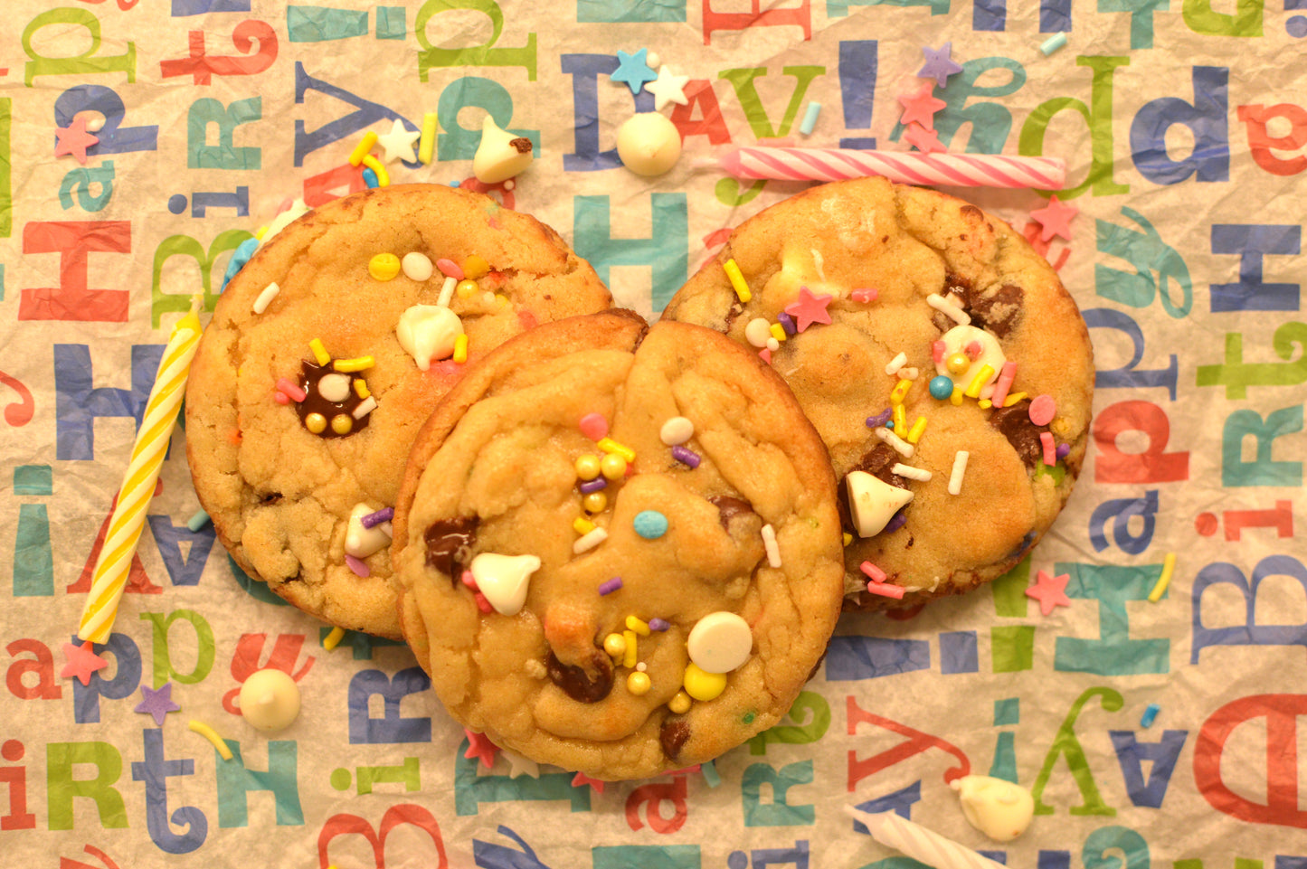 Birthday Cake Chocolate Chip Cookie (1 Dozen)