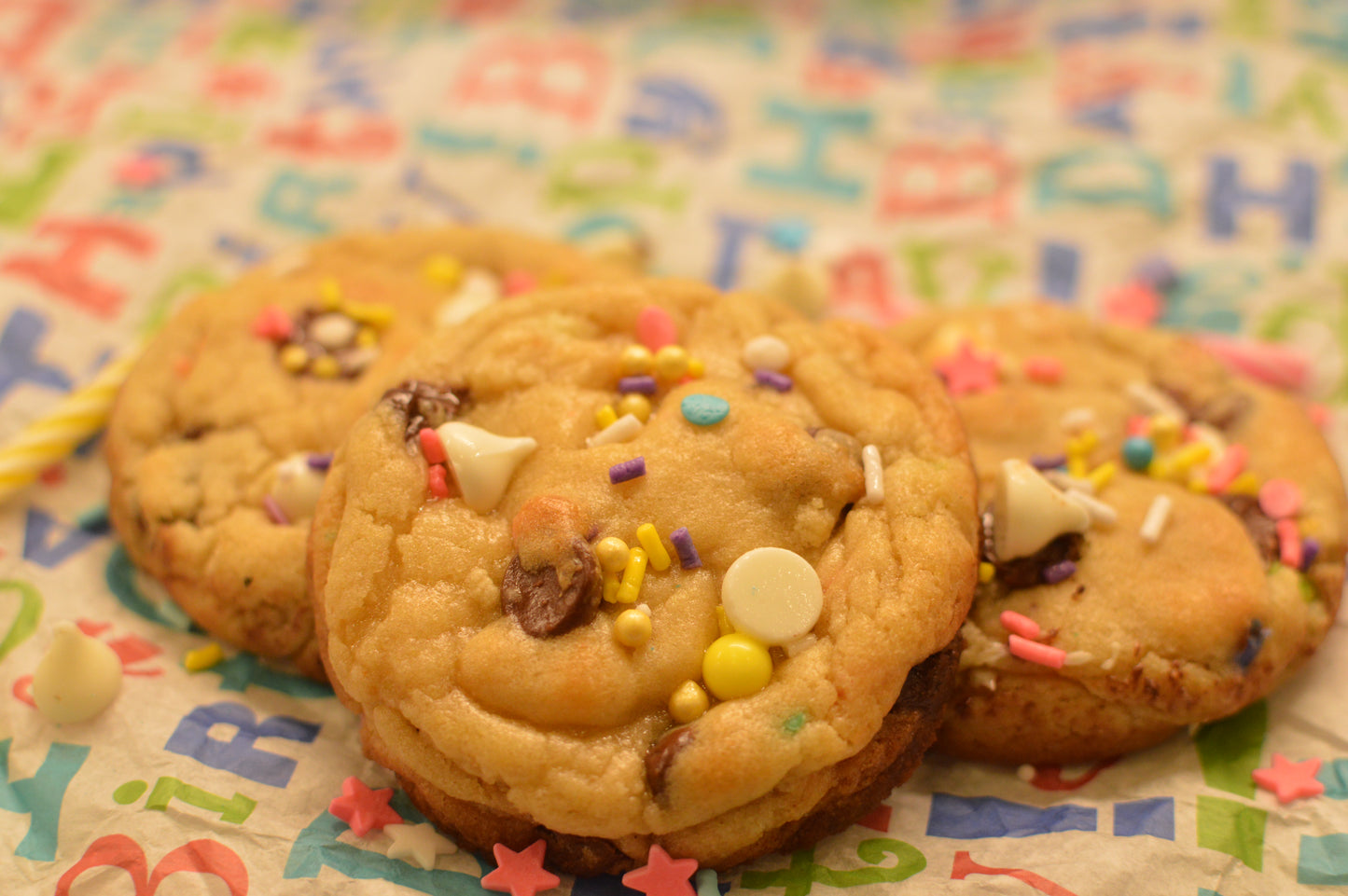 Birthday Cake Chocolate Chip Cookie (1 Dozen)