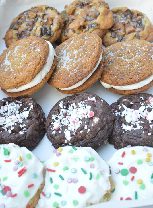 Holiday Cookie Box (4 Flavors - 1 Dozen)