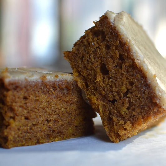 Pumpkin Cake with Brown Butter Glaze (8x in 8x)